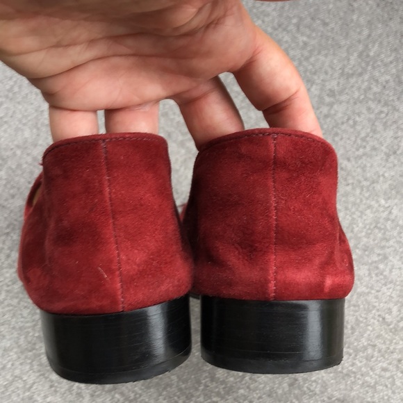 SCHUTZ Tasseled Suede Leather Flats/Loafers - Made in Brazil - Picture 8 of 12